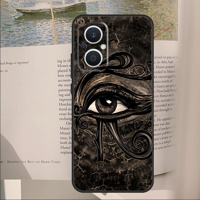 Egyptian Eye of Horus Art Cover For OPPO Reno 11F 12F 13F 14F 10 11 12 13 14 Pro 7 8 Lite OPPO Find X6 X8 X9 Pro Case