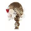 Bud Flower Hair Ornament, Coming of Age Ceremony, Graduation Ceremony, Dried Flower, Mizuhiki, Gold Leaf, Japanese Clothing, Furisode, Hakama,