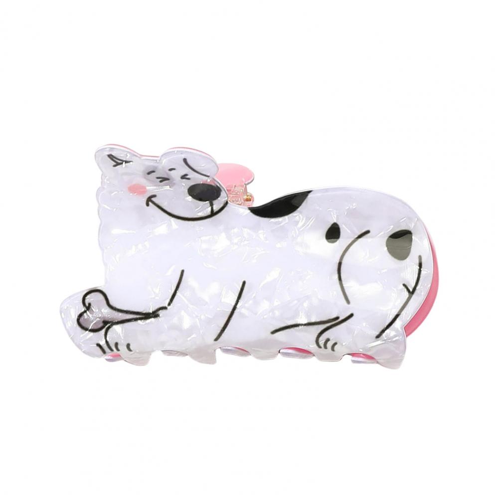 Acrylic Hair Claw Cartoon Animal Shape Hair Clip Spring Design Anti-slip Strong Grip Back Head Shark Clip Hair Accessory