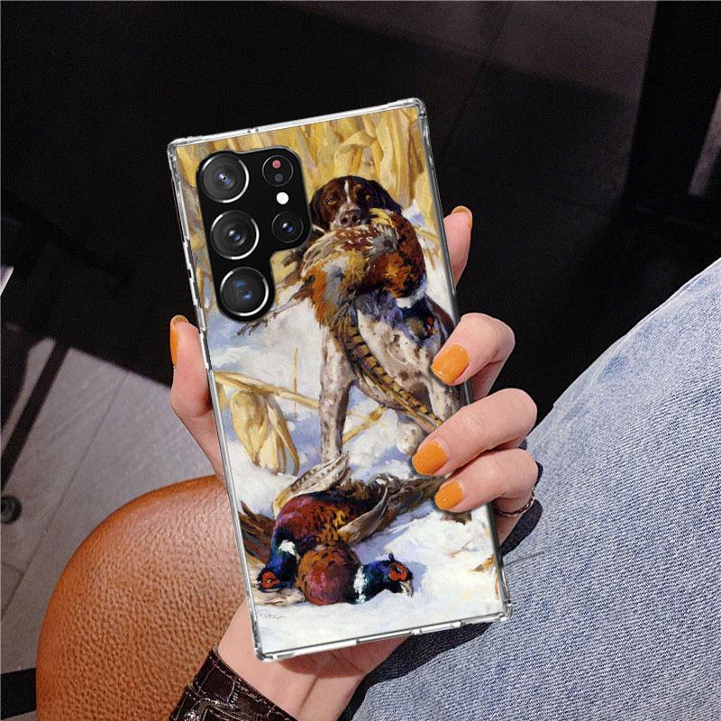 Hunter Dog Hunting Phnoe Case for Samsung Galaxy S26 S25 Edge S23 S24 Ultra S22 Plus S21 S20 FE Unique Cover Soft Coque Galaxy S