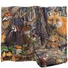 JQ Licensing Jg-Jp Silky Forest Animals Supersoft Blanket