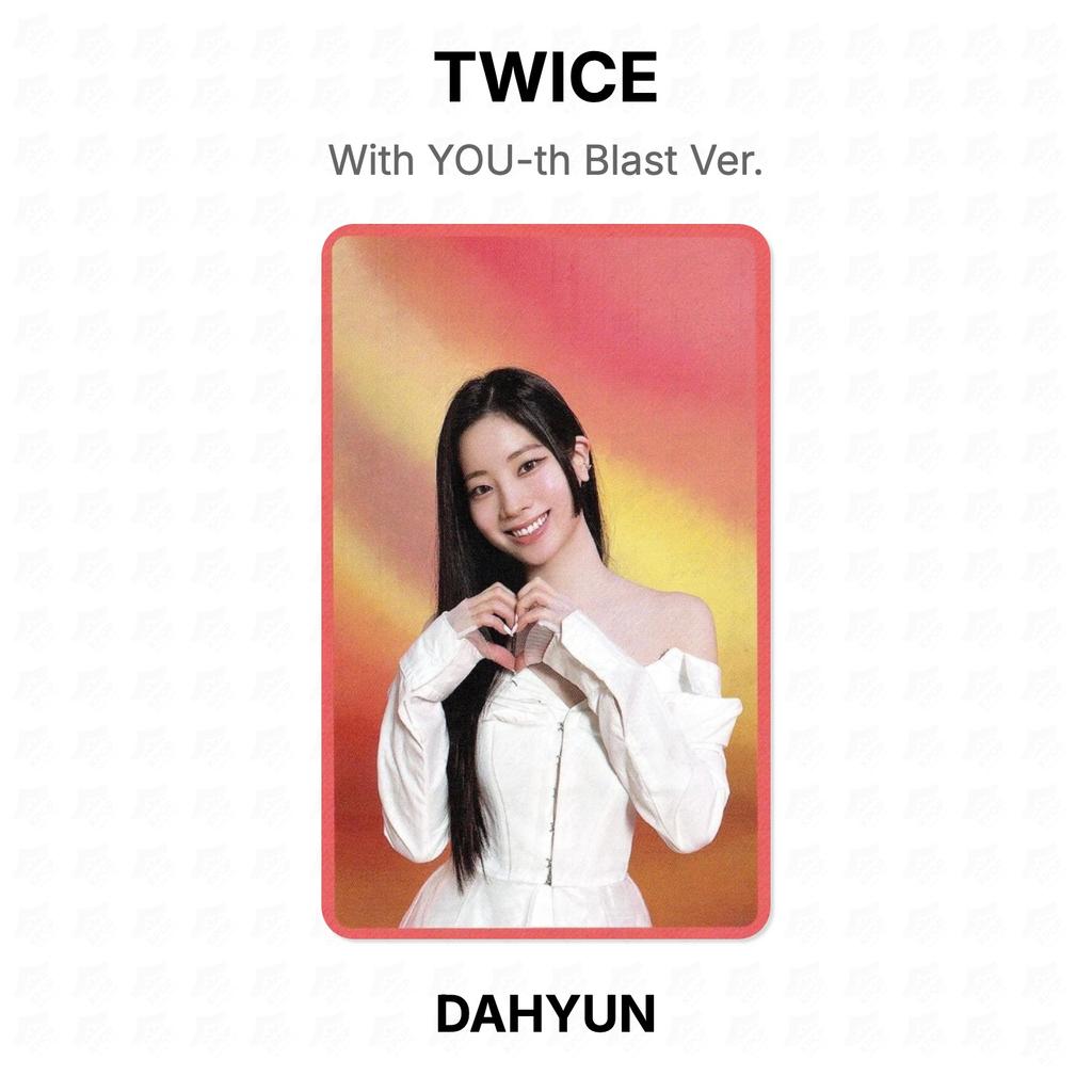 TWICE With YOU-th Blast Ver. Official Photocard