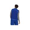 adidas New Puff Vest With Solid Color Logo Zipper Men Outerwear Blue HN1931