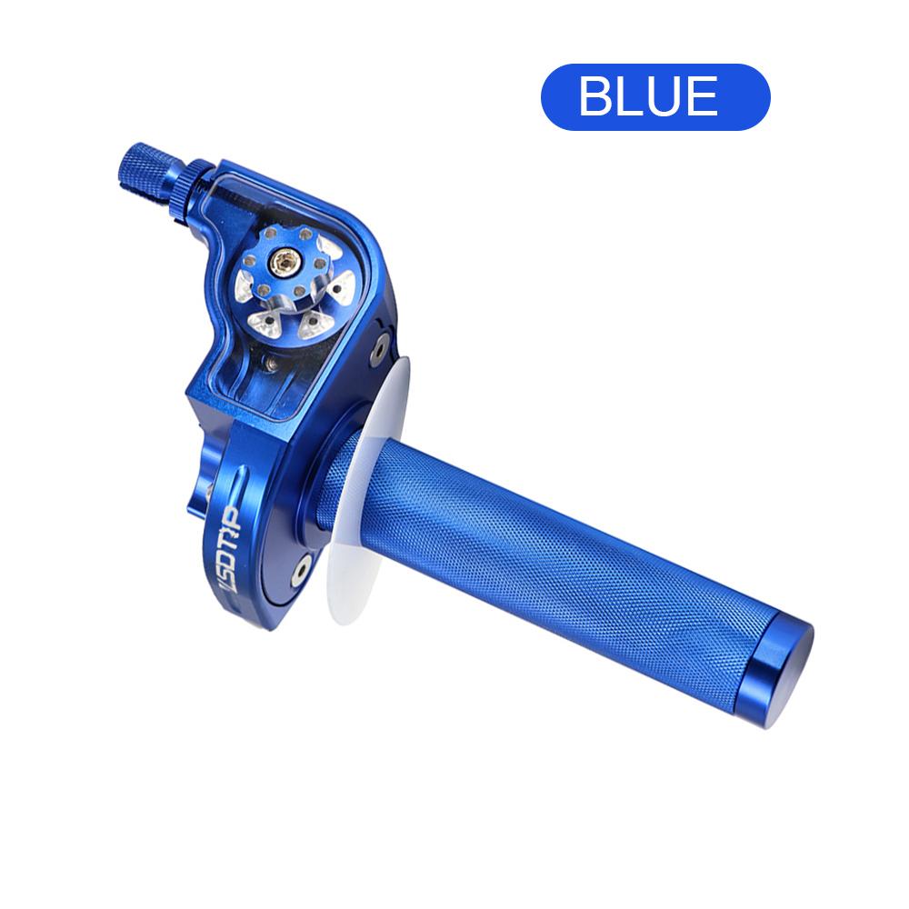 ZSDTRP CNC Aluminum Motorcycle 22mm Throttle Grips Settle Twist Gas Throttle Handle For Kawasaki Yamaha Dirt Pit Bike Universal