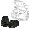2pcs Replacement Car Accessories Car Bumper Hood Bonnet Lid Stop Rubber Buffers Tailgate Cushion Pier for Most VW & SKODA Models