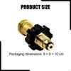 Gas Cylinder Tank Adapter Regulator Valve Accessory Professional Easy to Install Replacement