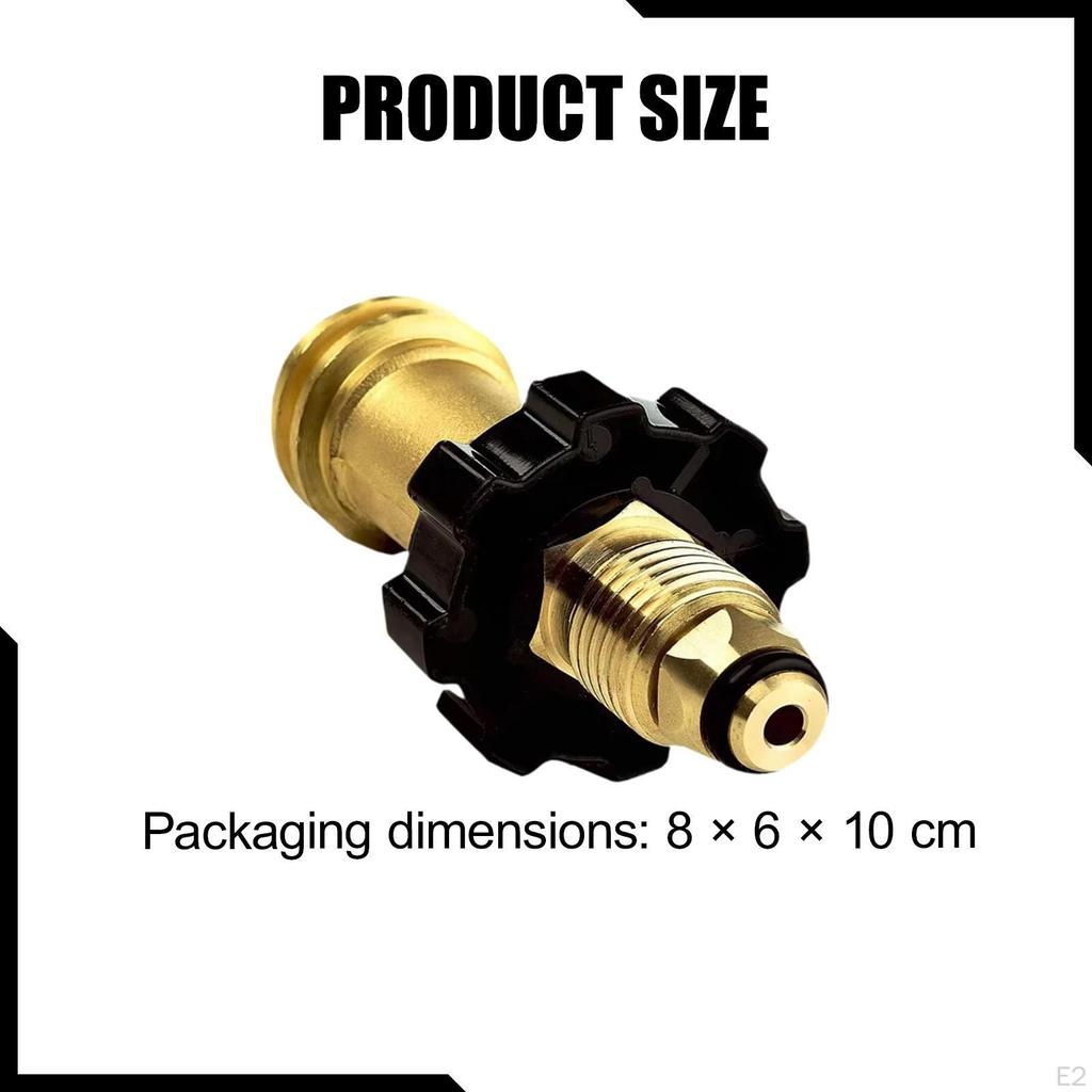 Gas Cylinder Tank Adapter Regulator Valve Accessory Professional Easy to Install Replacement