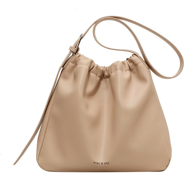 Underarm Bag Women's New Fashionable Versatile Single Shoulder Crossbody Commuter Bucket Bag