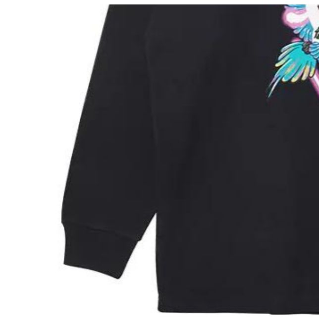 New Era FW22 Magpie Pattern Printed Crewneck Sweatshirt Unisex sweatshirt Black 13350859