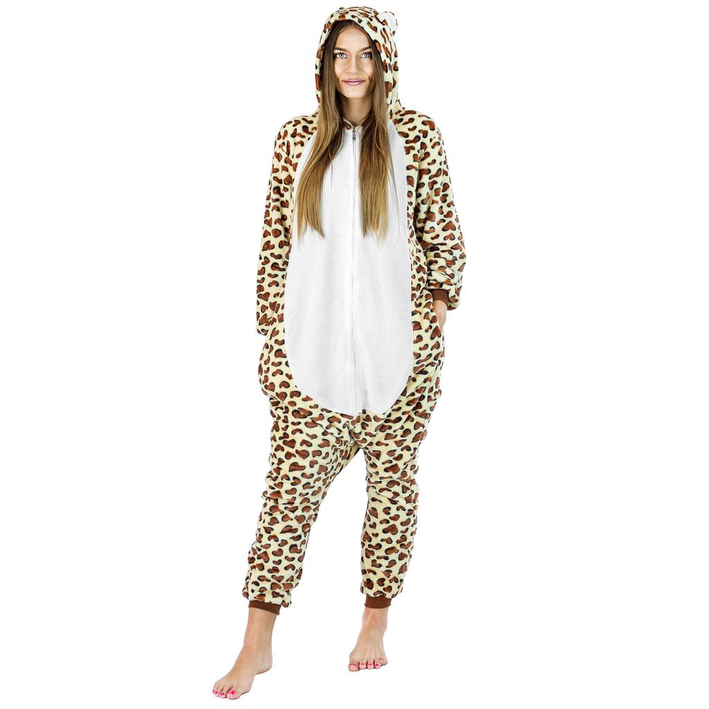 Einteiler Kigurumi Schlafanzug Kostüm - Leopard Einteiler Kigurumi Schlafanzug Kostüm - Leopard
