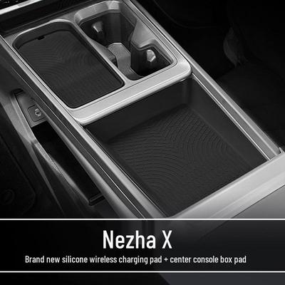 Nezha X Console Wireless Charging Non-Slip Silicone Pad for Car Interior Decoration