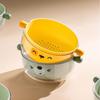 De'ou Xingguang Double-Layer Drain Basket & Fruit Plate Set