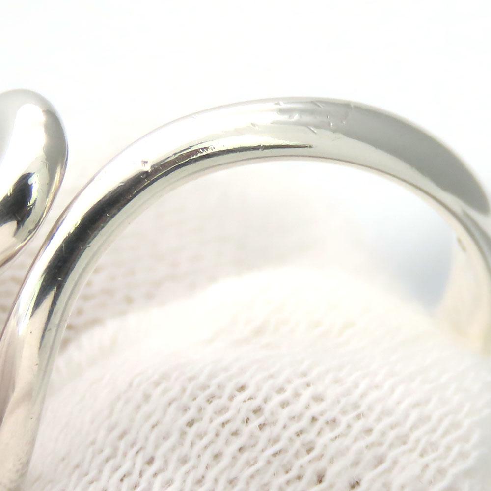Used TIFFANY&Co. Ring Open Wave EU#46.5 Silver925 2.4g Silver