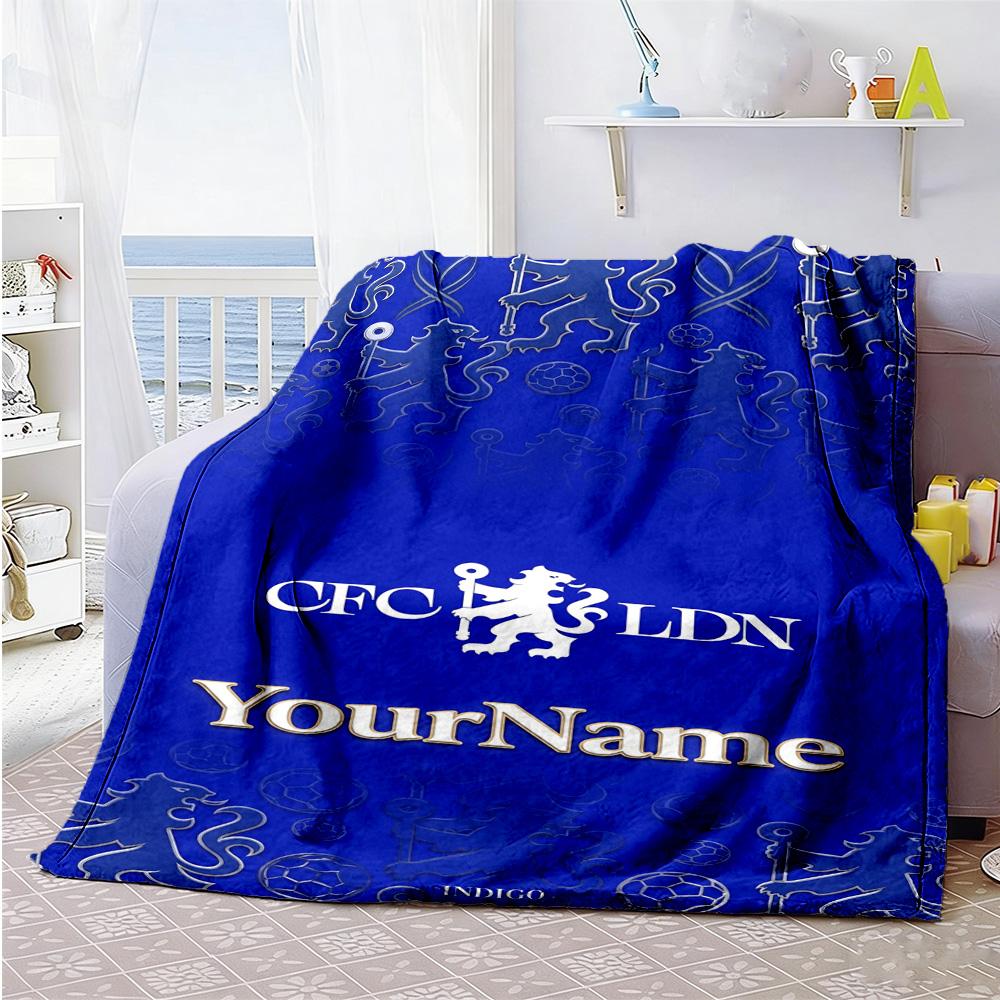 Chelsea Personalized Name Blanket Cozy Personalized Blanket Ultra-Soft for Home Decor Bedding Seaside Picnics Ideal for All Seasons