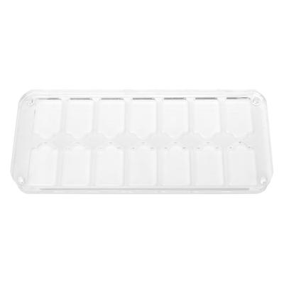 Spielkartenetui Transparentes Acryl Spielaufbewahrungsbox mit 14 Fächern für Switch für Lite Kristallbox