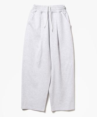 XERO Deep One Tuck Sweat Pants [White Gray]