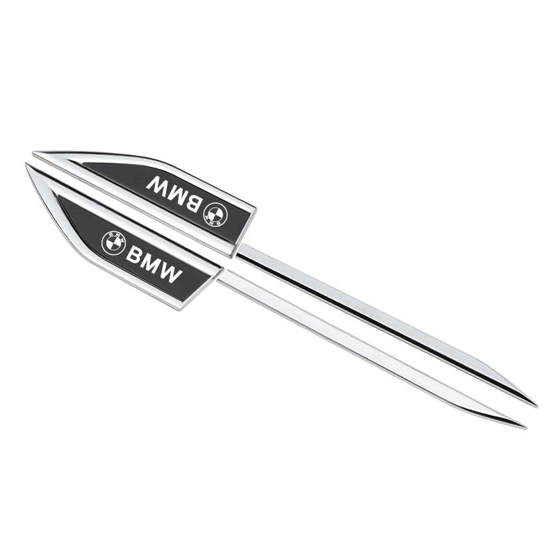2Pcs Car M Logo Side Fender Emblem Badge Sticker For BMW X1 X2 X3 X5 X4 X6 X7 G30 G20 G32 G11 G12 F40 F30 F20 F10 F34 F07 F44 JMGY3