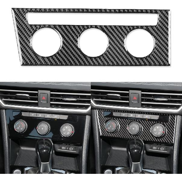 Durable Carbon Fiber Compatible with Volkswagen VW Jetta A7 2019-2025 2020 2021 2022 2023 2024 Accessories Car Gear Shift Control Anti-Scratch Panel