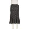 European & American Summer Fashion: New French Polka Dot Midi Fishtail Skirt