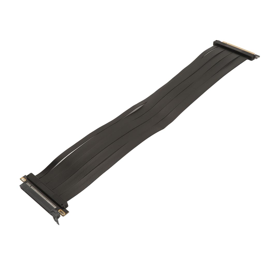 PCIE4.0 X16 Extension Cable 180 Degree High Speed GPU Extension Cable Shielded Vertical Mount Gaming Graphics Card