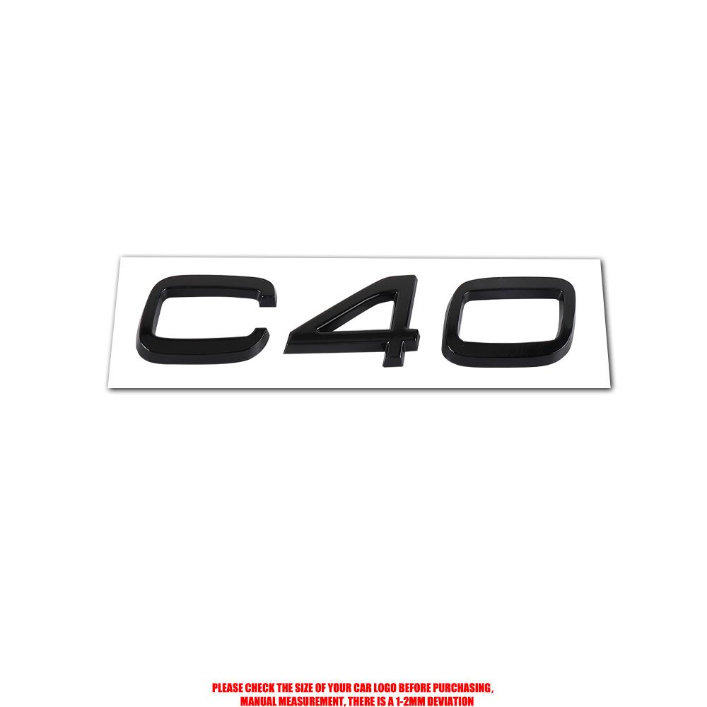 AABJE1 For VOLVO Rdesign C30 C50 C40 AWD D5 Accessories ABS Car Rear Trunk Emblem Auto Door Tail Mark Badge Decals Sticker Center Cover