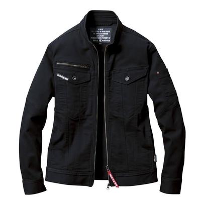 BURTLE Arbeitsjacke (Unisex) 5001 Cordura Denim, Herbst/Winter, Größe L, 79 Storm Black