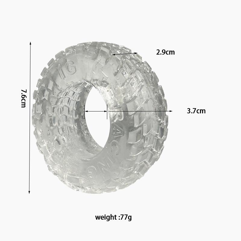 Špičkový erotický kroužek pro cudnost a oddálení ejakulace pro předkožku - Odolný design s očkem