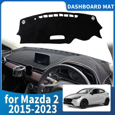 Fit for Mazda 2 Mazda2 DJ DL 2015 2016 2017- Car Dashmat Dashboard Cover Pad Protective Carpet Accessories DashMat Sunshade