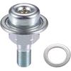 Fuel Injection Pressure Regulator No.23270-50010 - Car Fuel Pressure Regulator - for Toyota Land Cruiser 1998-2007 Metal Silver Tone - 1 Pc