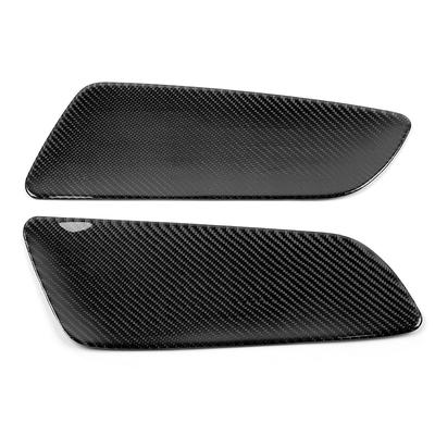 2Pcs Carbon Fiber Rear Car Door Panel Interior Decoration Fit for Ford Mustang 20152019 Left Drive