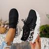 Large Size Color Matching Muffin and Thick-soled Cross-strap Casual Single Shoes Spring New Soft-soled Fly-woven Shoes