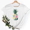 Tee Shirt T Fish Watercolor Printing Women Casual Fashion Tshirt Top Female Lady Clothes Short Sleeve Graphic T-shirts