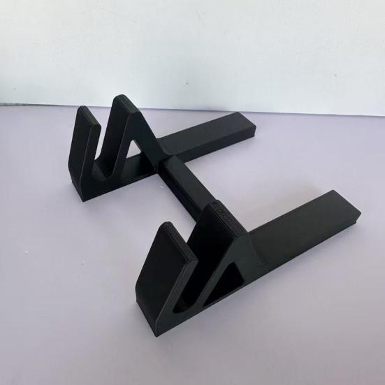 Skateboard Floor Stand 3D Printed PLA High-Strength Skateboard Rack with Bilateral Slot Design Stable X-Shaped Support Space-Saving Storage Rack