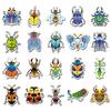 Set of 20 Cartoon Insect Refrigerator Magnets – Colorful, Cute, Waterproof, Creative Magnetic Stickers.