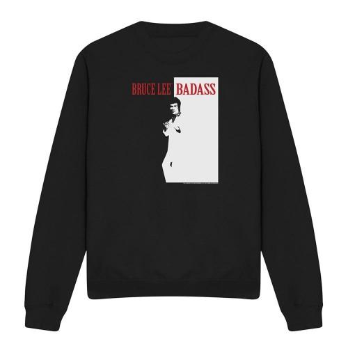 Bruce Lee Unisex Adult Badass Sweatshirt