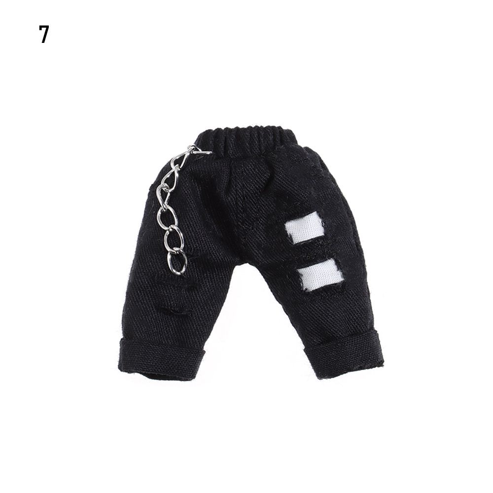Kids Gift Toys Clothes Accessories Fashion Ripped Pants PU Leather Jackets Doll Jeans Hoodies