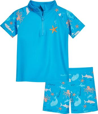UV T-shirt and Shorts Set - Playshoes - Sea Animals 86-92