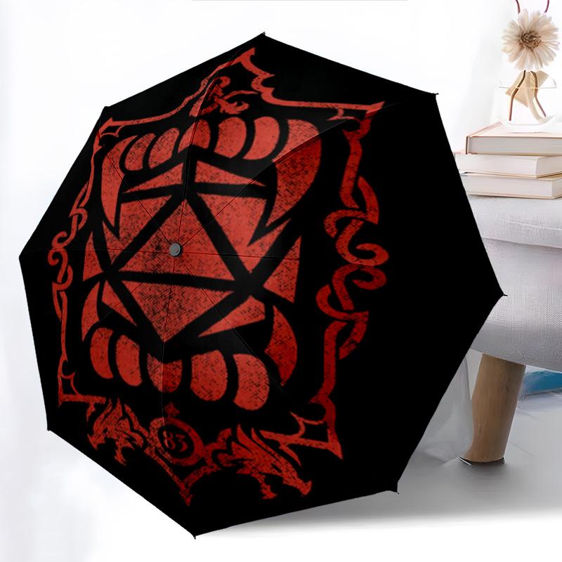 1PC Dungeon Master Automatic Umbrella - Suitable Travel Outdoor Portable Umbrella Birthday Gift Daily Essentials