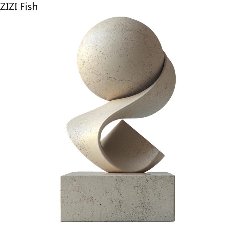 Minimalist Abstract Artwork Statue Modern Crafts Desk Decoration Creative Ornaments Modern Sculpture Room Aesthetics Decor