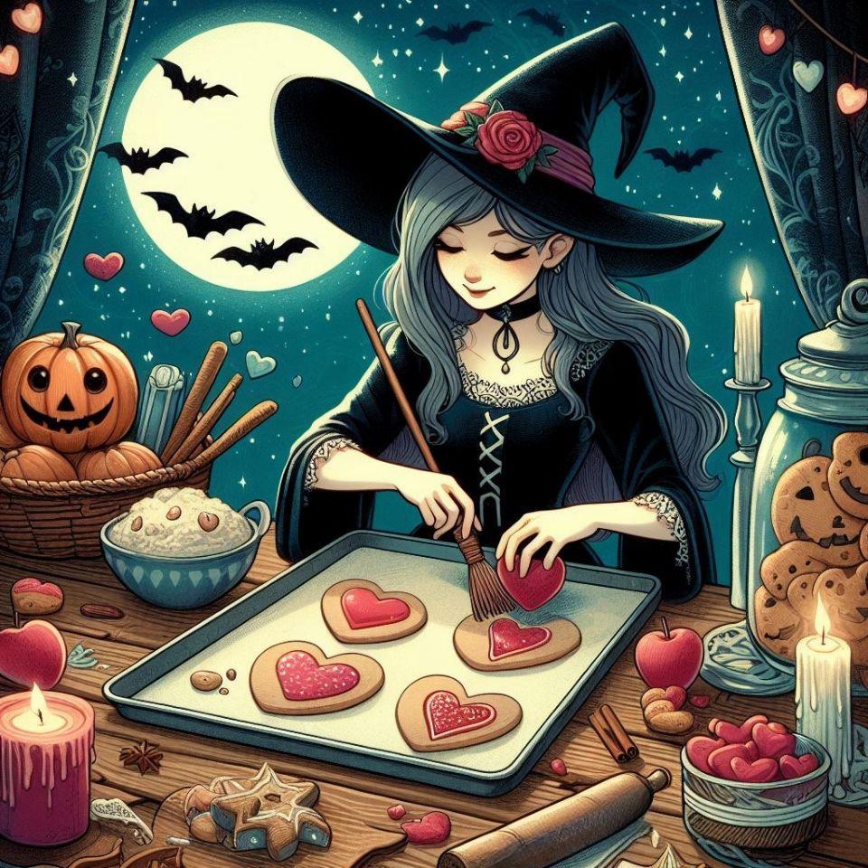 Cartoon Junge Hexe 5D Diamantmalerei Kits Anime Süßes Magisches Mädchen Handgemacht DIY Bohrer Mosaik Stickerei Kreuz