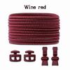 1Pair/3Pair Round Tennis Lazy Laces Without Ties Unisex Elastic Shoelaces Sneakers No Tie Shoe Laces Adult Kids Shoe Accessories