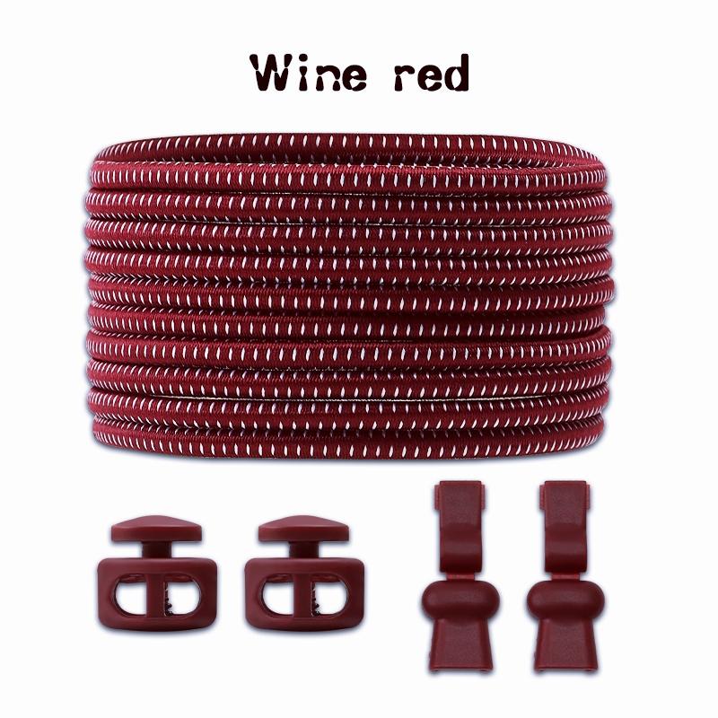 1Pair/3Pair Round Tennis Lazy Laces Without Ties Unisex Elastic Shoelaces Sneakers No Tie Shoe Laces Adult Kids Shoe Accessories