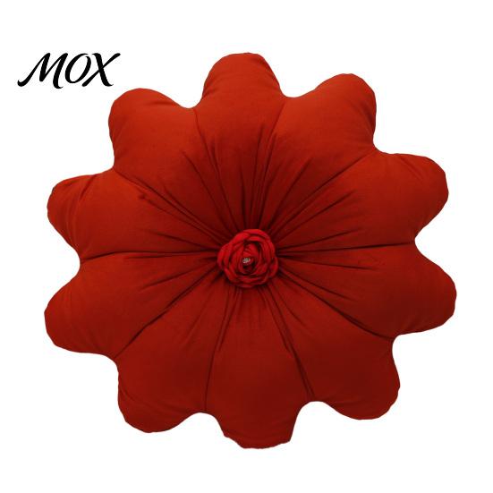 Stuffed Flower Shaped Pillow Round Throw Pillow, 16 Inch Decorative Cushion, Soft for Living Room Shape Sofa Couch Bed Chair Velvet Pillows