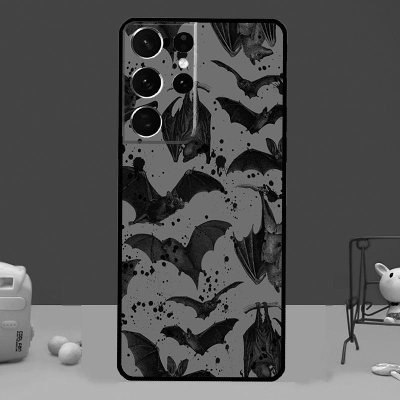 Goth Vampire Bat Gothic Case For Samsung Galaxy S22 S21 Note 20 Ultra Note 10 S8 S9 S10 Plus S20 FE Phone Cover
