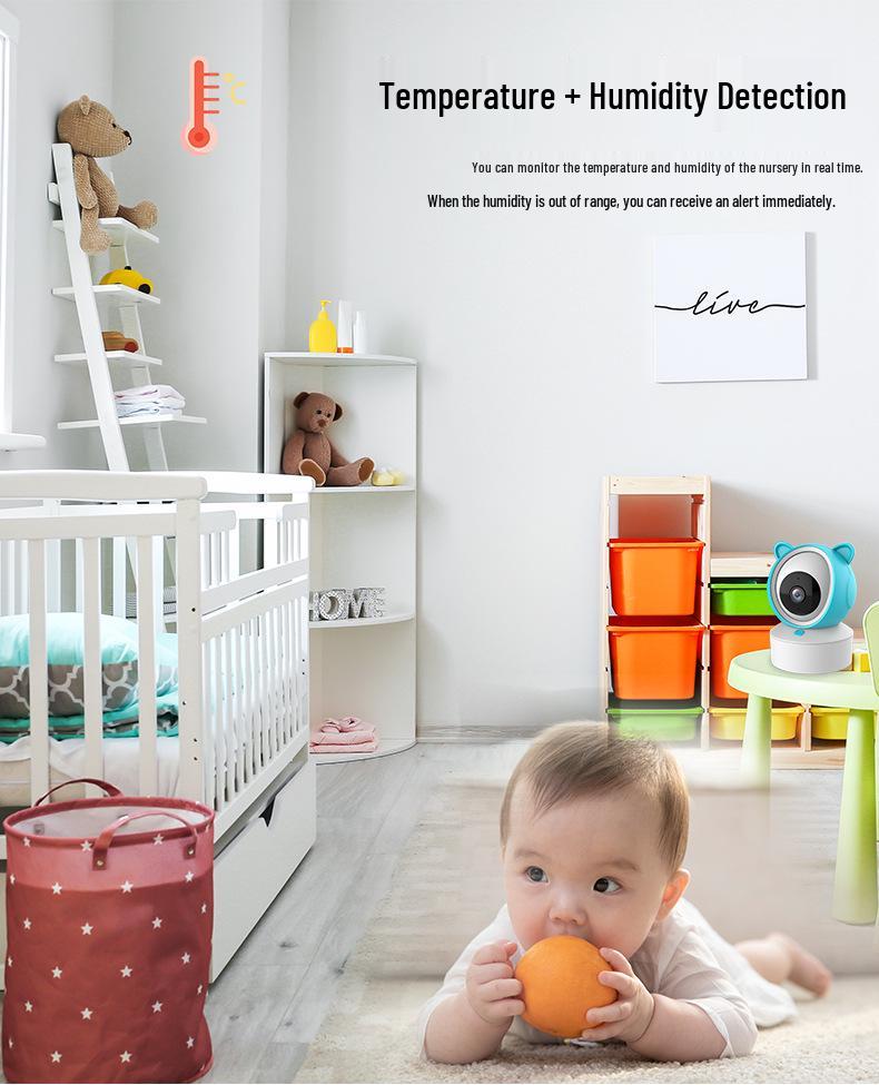 Tuya Two-Way Voice Baby Monitor with App Remote Control