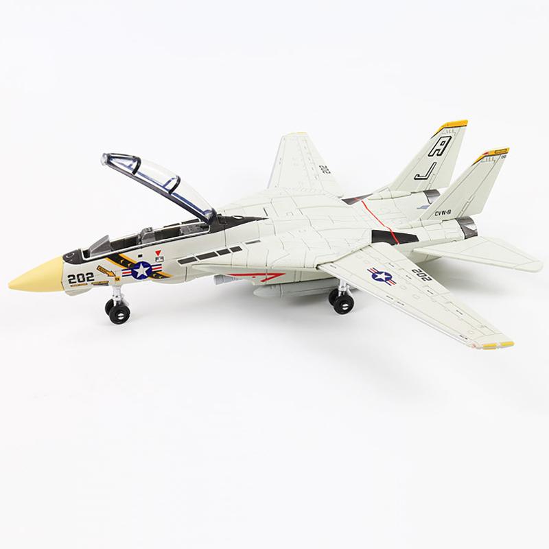 NEW Collectible F-14 Tomcat Fighter 1:72 Scale, Highly Detailed ABS Model Aircraft, 10.24inch Display Replica for Aviation Fans