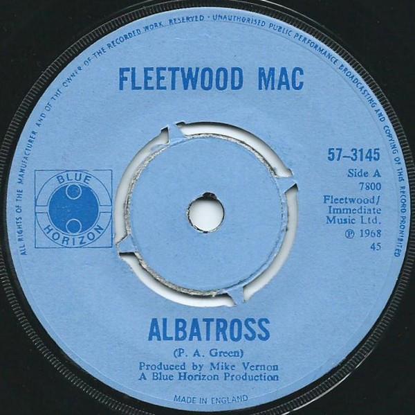 

7inch Record FLEETWOOD MAC - Albatross / Jigsaw Puzzle Blues 573145 Blue Horizon 1968 UK Rock Used