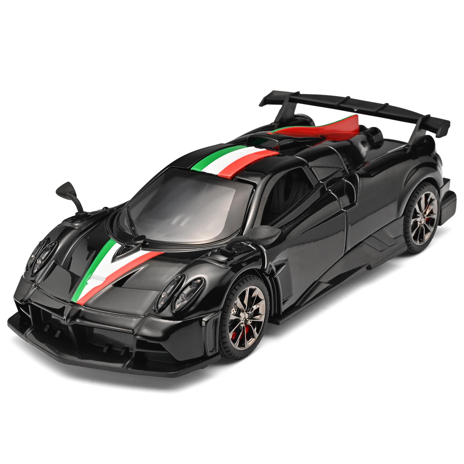 

1:32 alloy die-cast Pagani supercar model simulation sound and light children s toy car boy s birthday gift