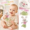 Baby Rattle with Soft Sponge Grasping Stick, Infant Sensory Toy for and Baby