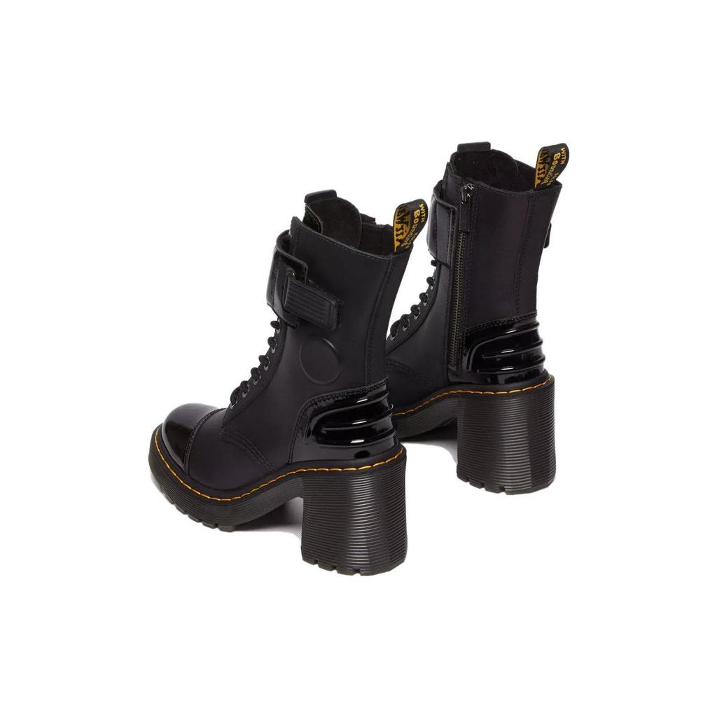 Dr. Martens Leather Outdoor Warm Short Boots Women boots Black 31006001